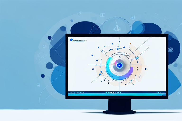 A computer monitor displaying a screenshot tool