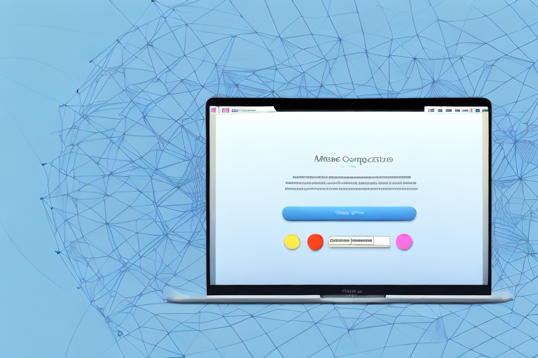A mac computer with a screenshot on the screen