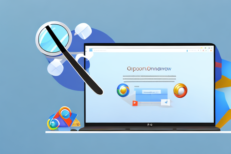 A chrome browser window open on a laptop screen
