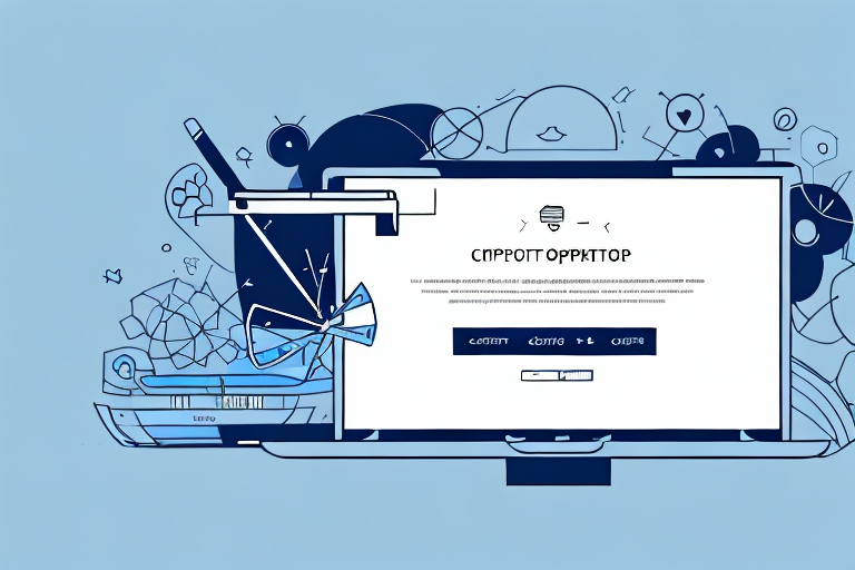 A computer with the snipping tool application open on the screen