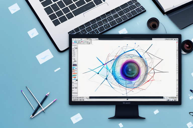A computer screen with a photo editing software interface open