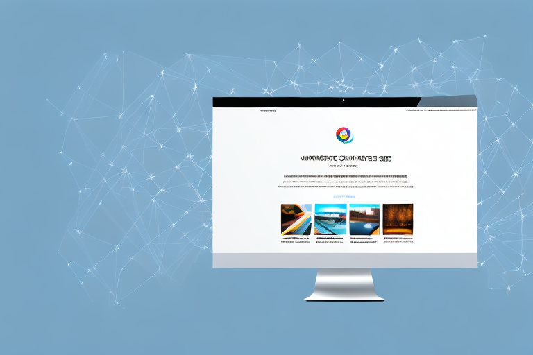 A computer screen displaying a website