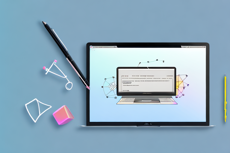 A mac computer with a screenshot being taken on its screen