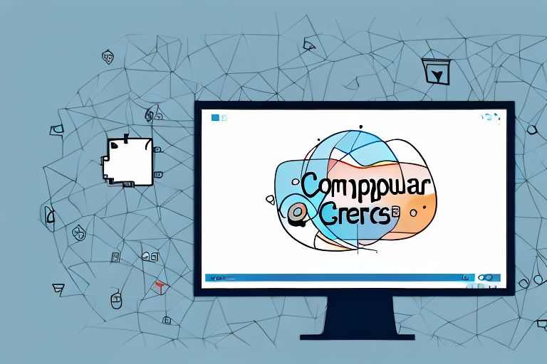 A computer screen displaying an image