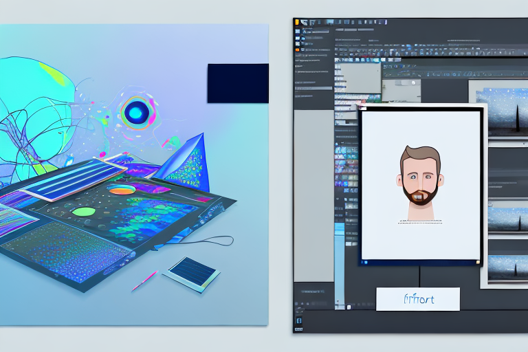 A computer screen displaying an image editing software interface