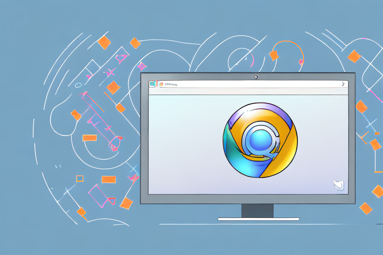 A chrome browser window with a screenshot image inside