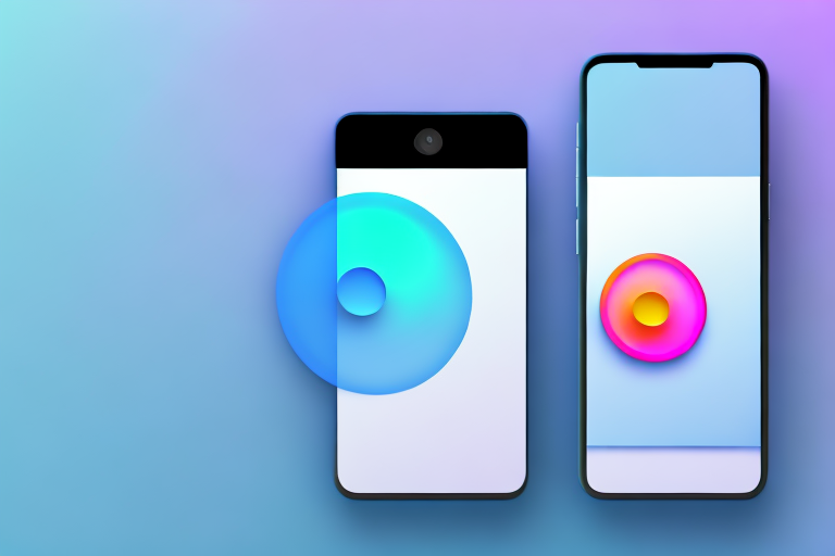 A smartphone displaying a vibrant and detailed screenshot