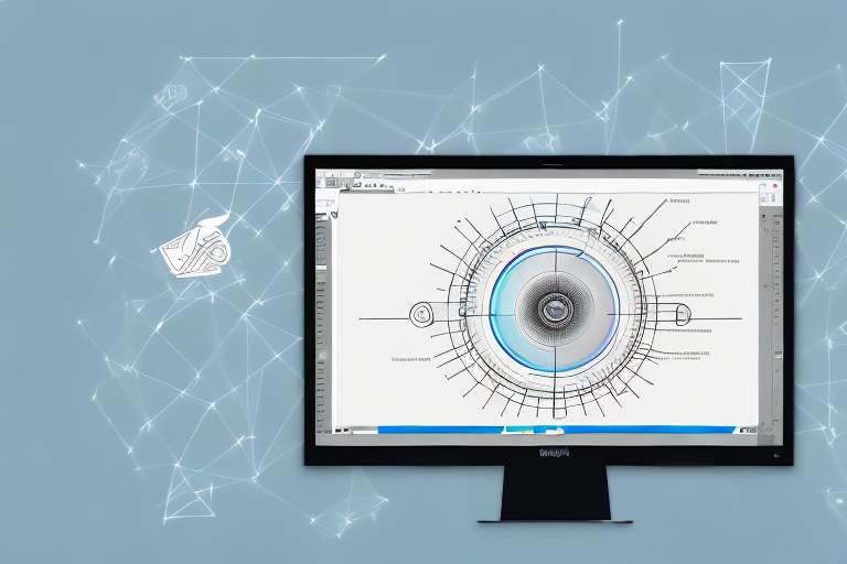 A computer screen displaying an editing tool interface with various screenshot images being edited