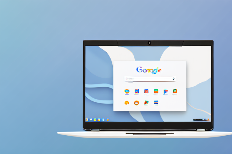 A chromebook laptop with a screenshot image displayed on the screen