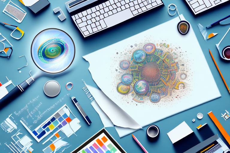 A computer screen displaying a high-resolution image