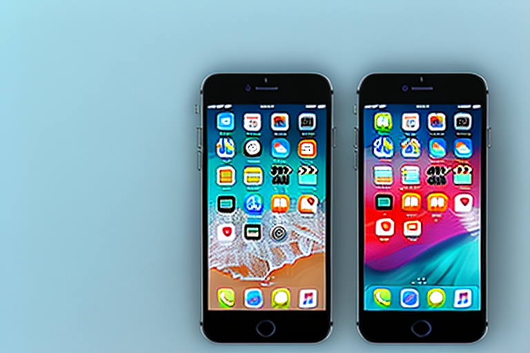 An iphone 6s with the power button and home button highlighted