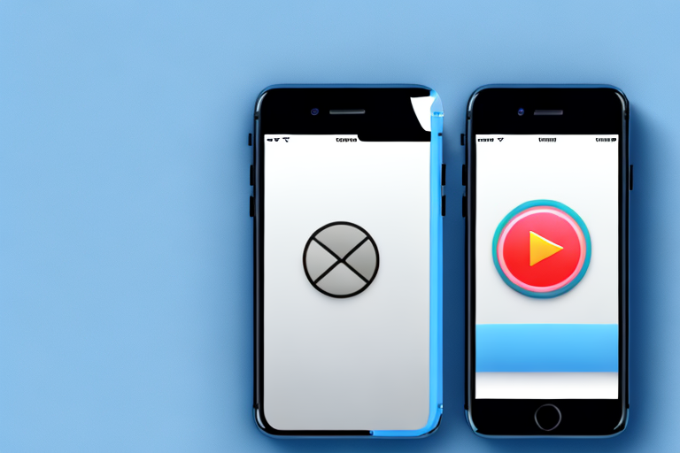 An iphone displaying a video with a screenshot capture tool highlighted on its screen