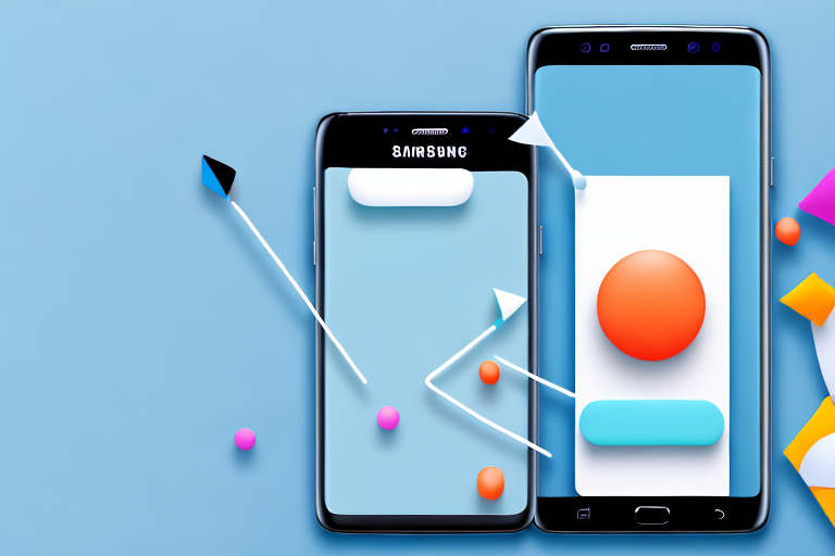 A samsung smartphone displaying a lengthy screenshot