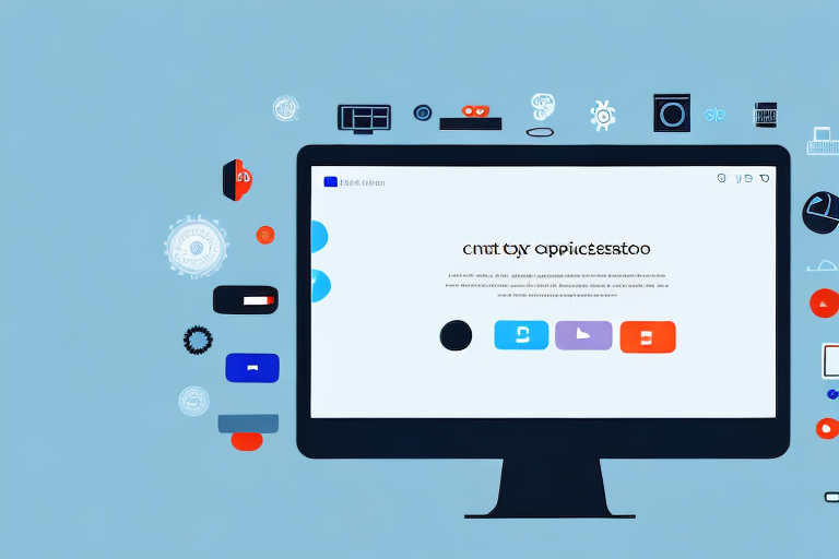 A desktop computer with a dialogue box showing a screenshot command