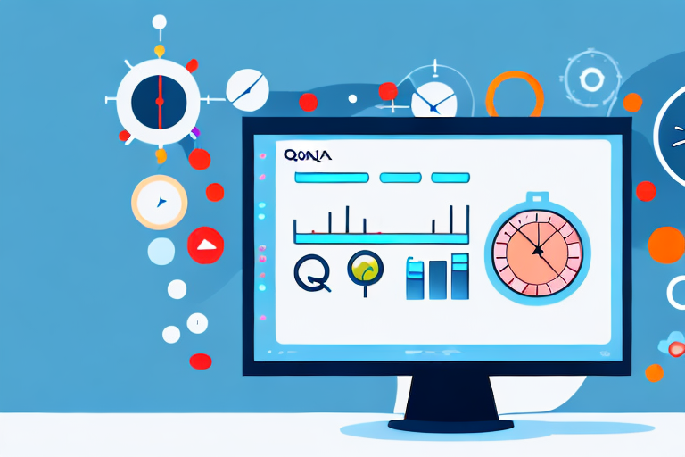 A computer monitor displaying a qa screenshot tool interface with various testing tools and features