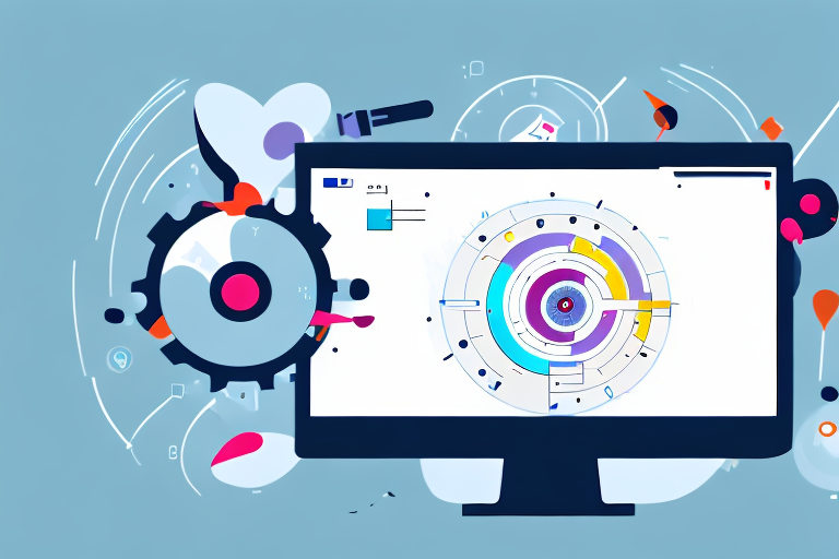 A computer screen displaying an editing interface with various tools