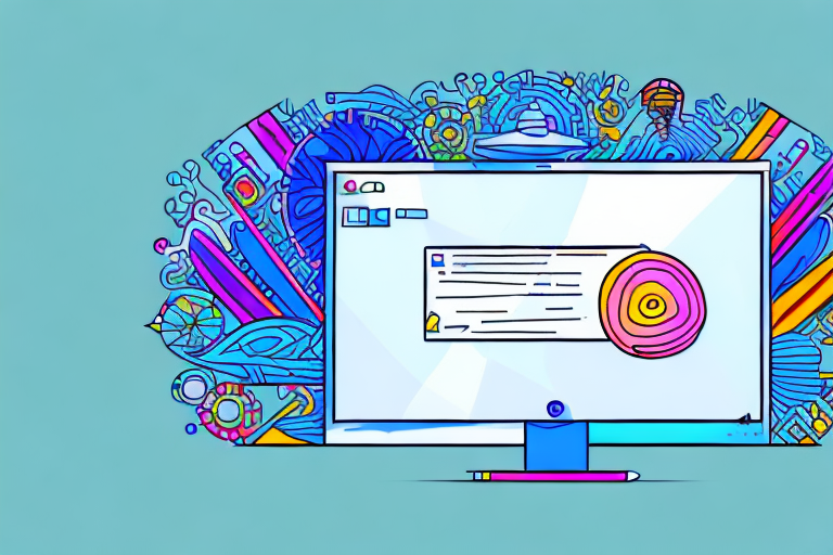 A computer screen capturing a vibrant and detailed image