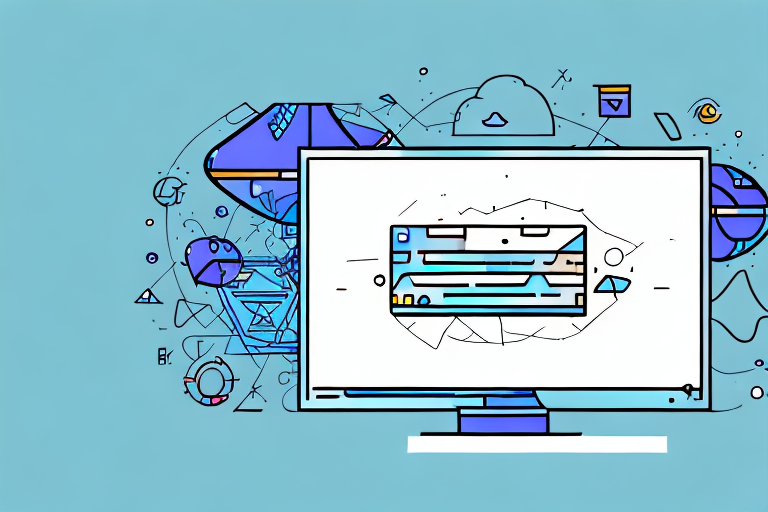 A computer screen with a snipping tool icon hovering over an image