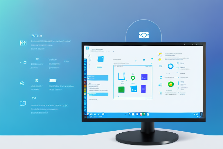 A computer monitor displaying the windows 11 interface