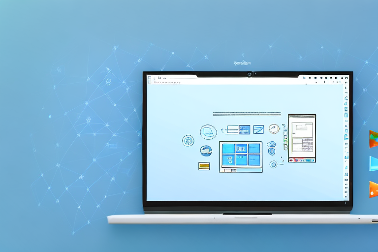 A computer screen displaying windows 11 interface with the snipping tool application open and a scrolling screenshot in process