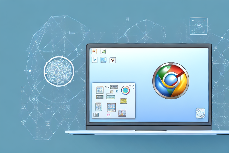A computer screen showing the interface of chrome developer tools with a camera icon indicating the screenshot function