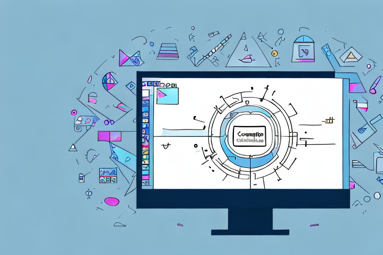 A computer screen displaying an image editing software with a screenshot image on it