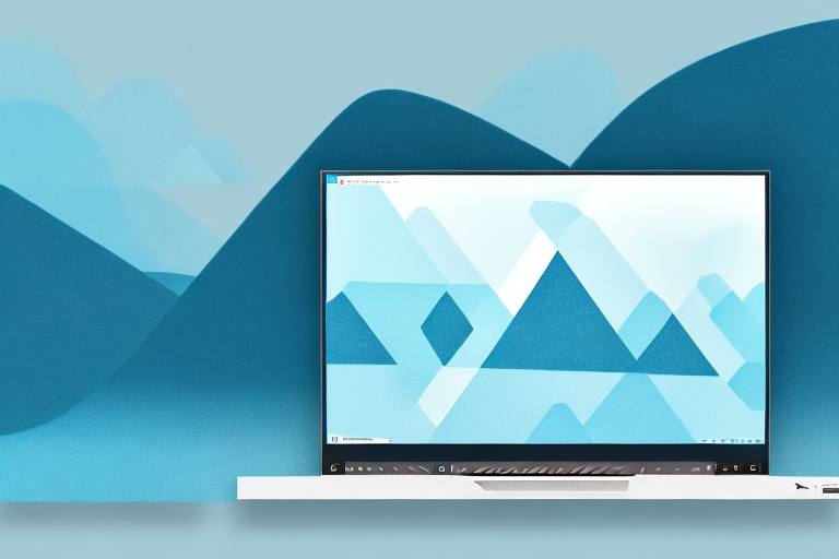 A windows 10 desktop screen with the new screenshot tool icon highlighted