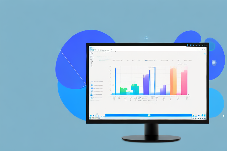 A computer monitor displaying the windows 10 interface with the snipping tool application open