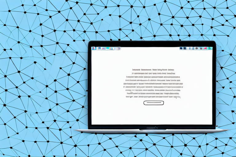 A macbook with a screenshot on the screen