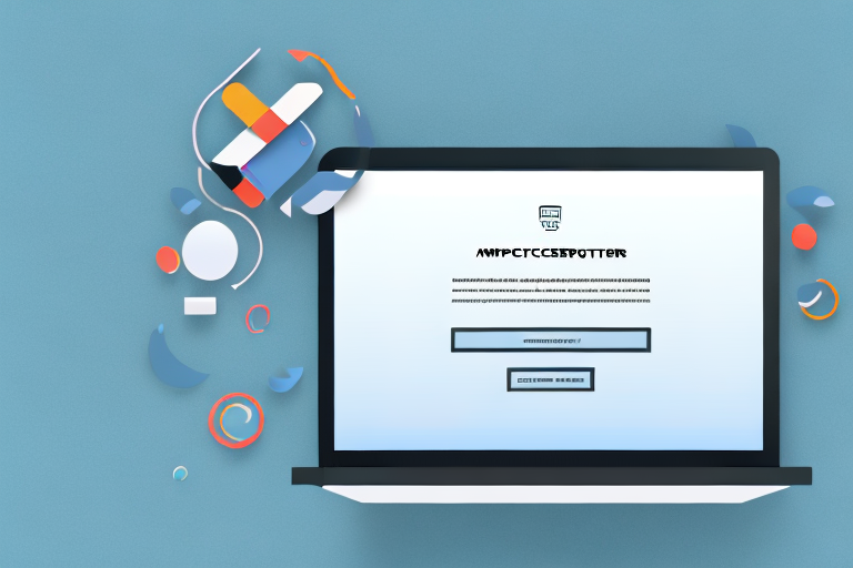 A computer screen displaying a screenshot with a floating pdf icon